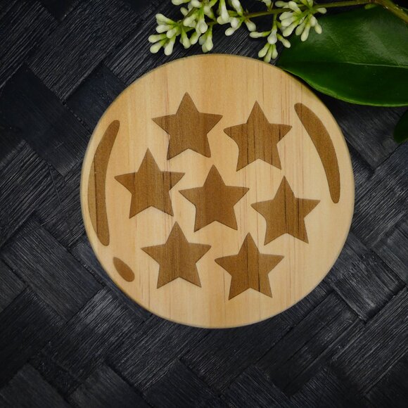 Dragon Ball Z Wooden Coaster Set Anime Wooden Coasters Goku Fans - Picture 12 of 13